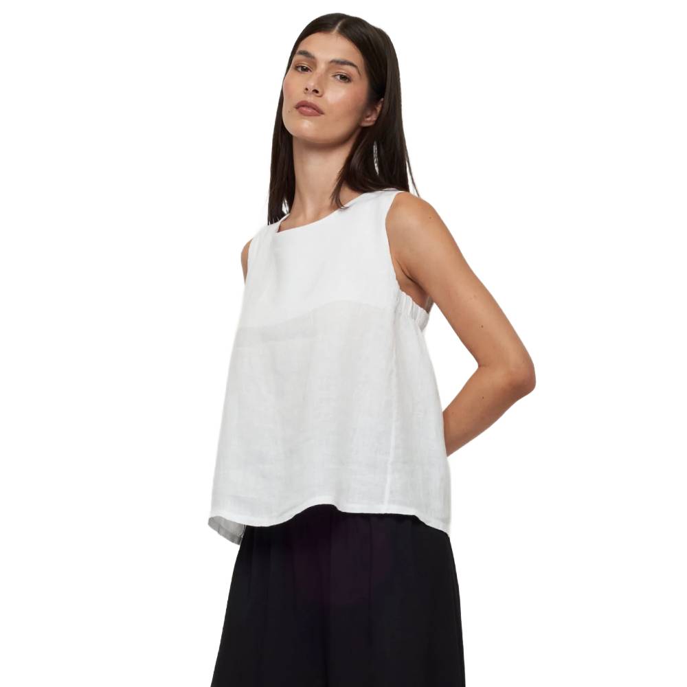 Pistache Womens Sleeveless Linen Top 2024 - Skiis & Biikes