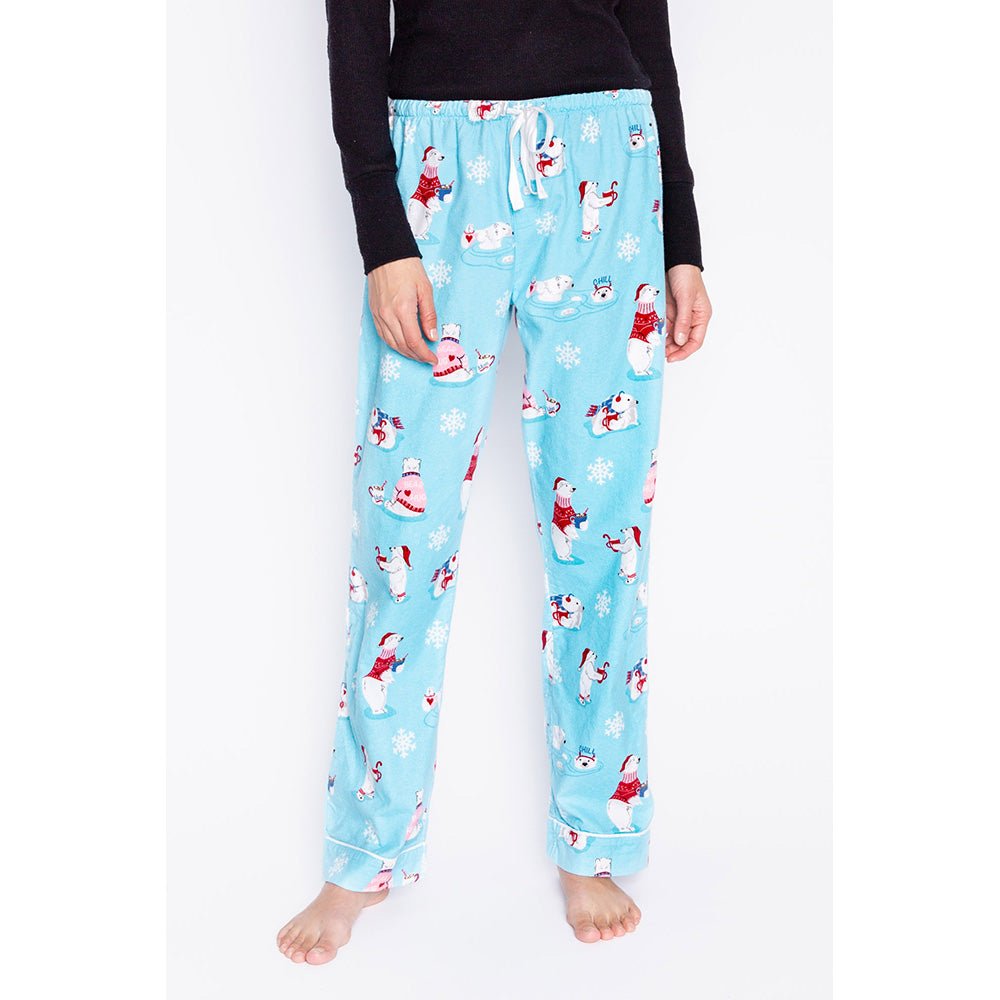 PJ Salvage Bears Womens Flannel Pant 2023 - Skiis & Biikes
