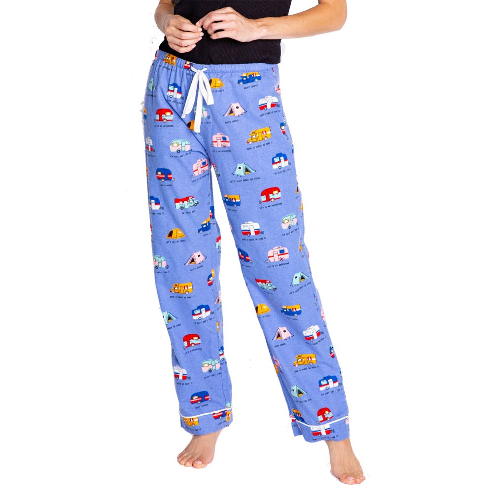 PJ Salvage Campers Womens Flannel Pant 2023 - Skiis & Biikes