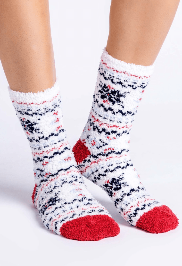 PJ Salvage Fun Womens Sock - Skiis & Biikes