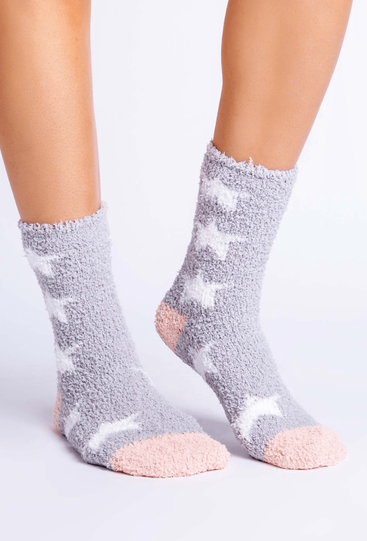 PJ Salvage Fun Womens Sock - Skiis & Biikes