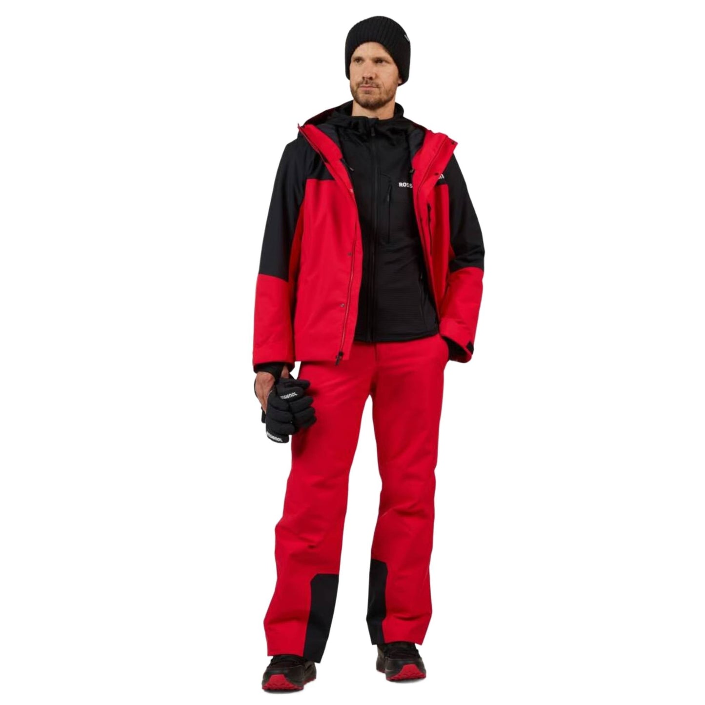 Rossignol Blackside Mens Full Zip Hood Fleece 2026 - Skiis & Biikes
