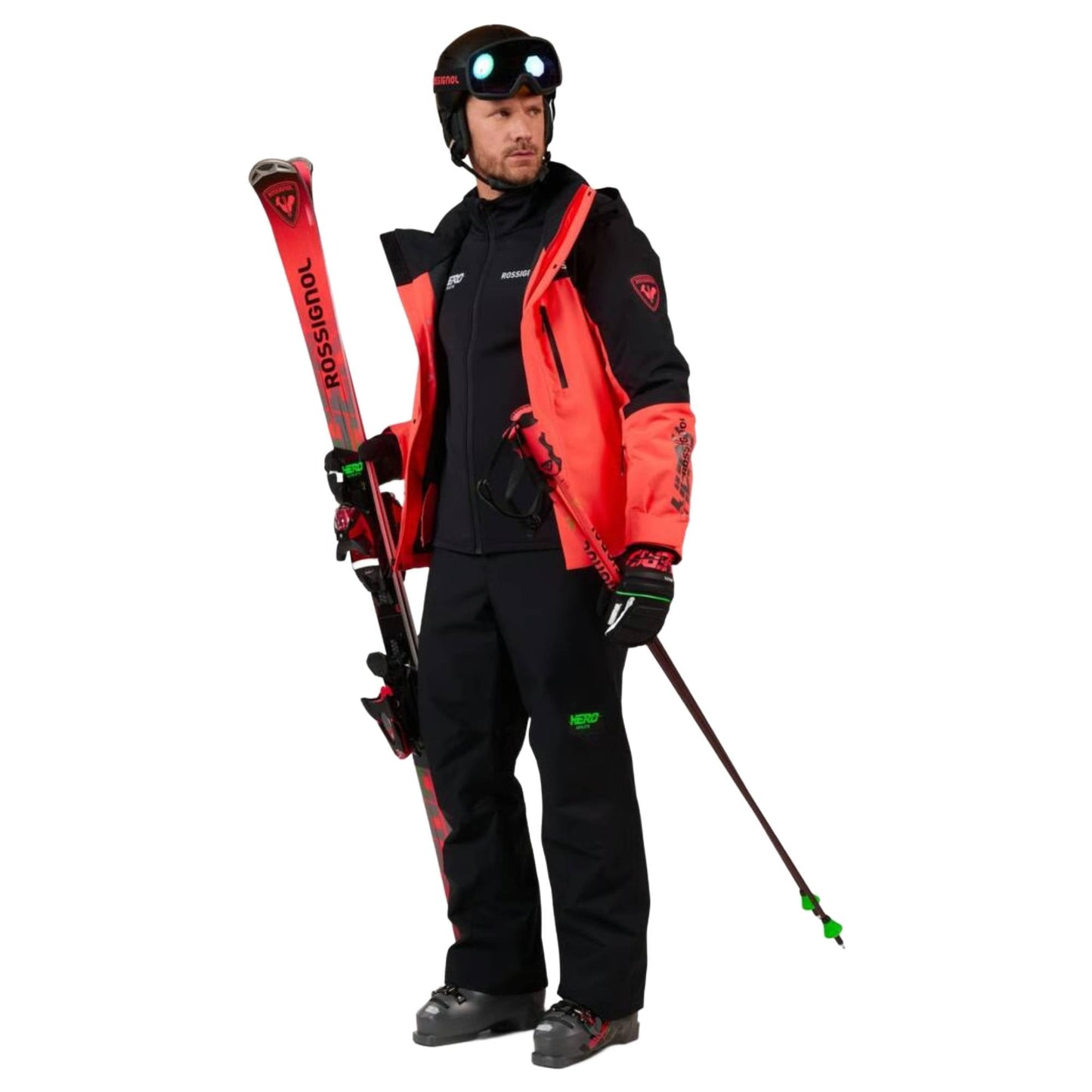 Rossignol Hero Mens Mid Layer Stretch Jacket 2026 - Skiis & Biikes