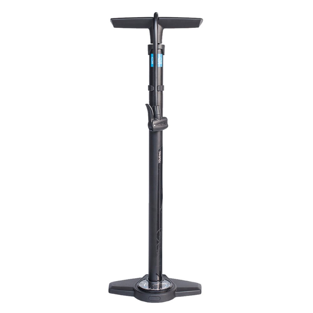 Shimano Pro Touring Floor Pump with Gauge - Skiis & Biikes