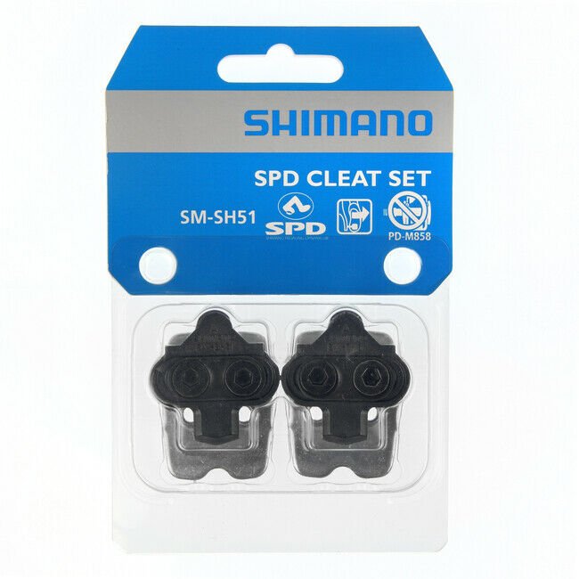 Shimano SM - SH51 Cleat Set Single Release w Cleat Nut - Skiis & Biikes