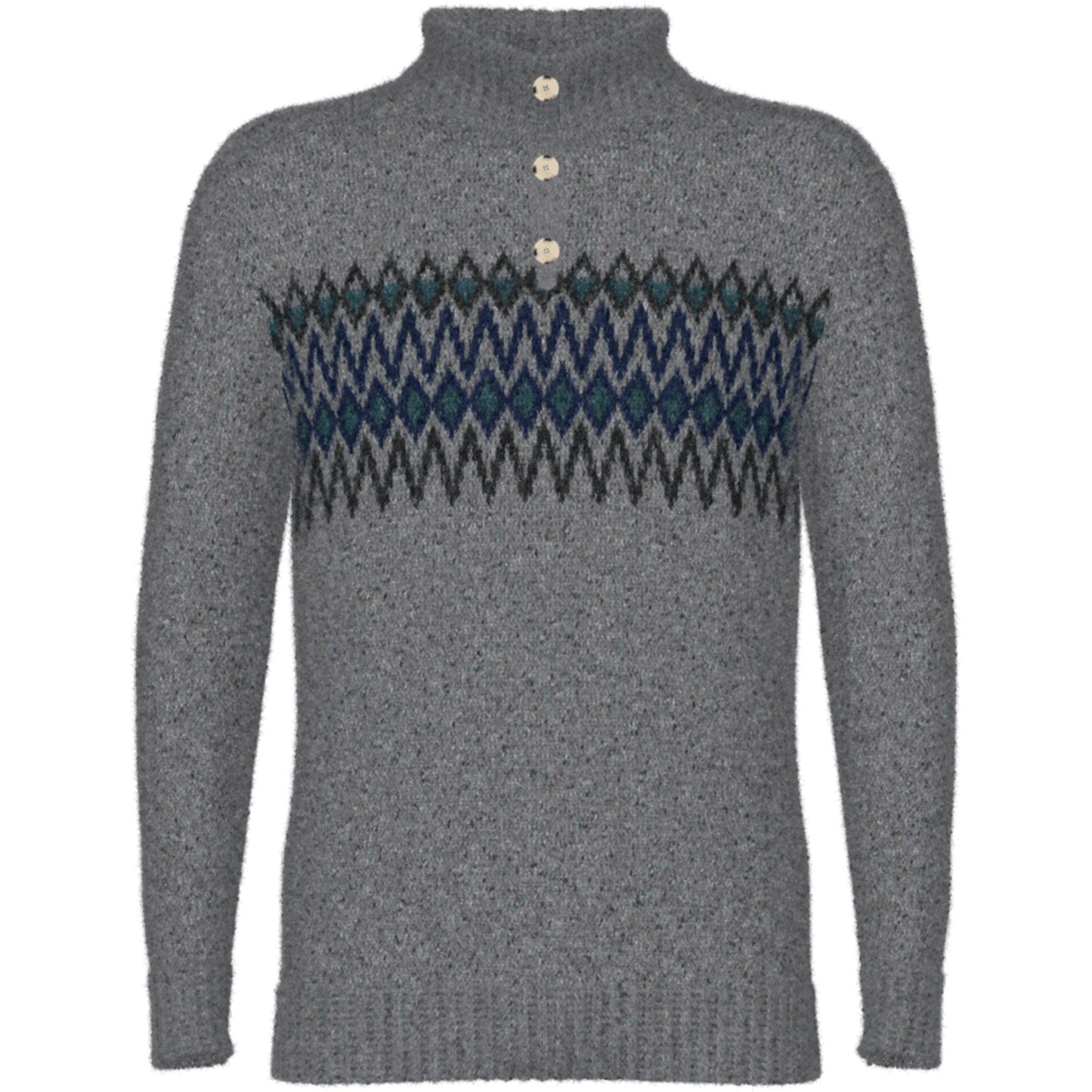 Smartwool Heavy Henley Mens Sweater - Skiis & Biikes