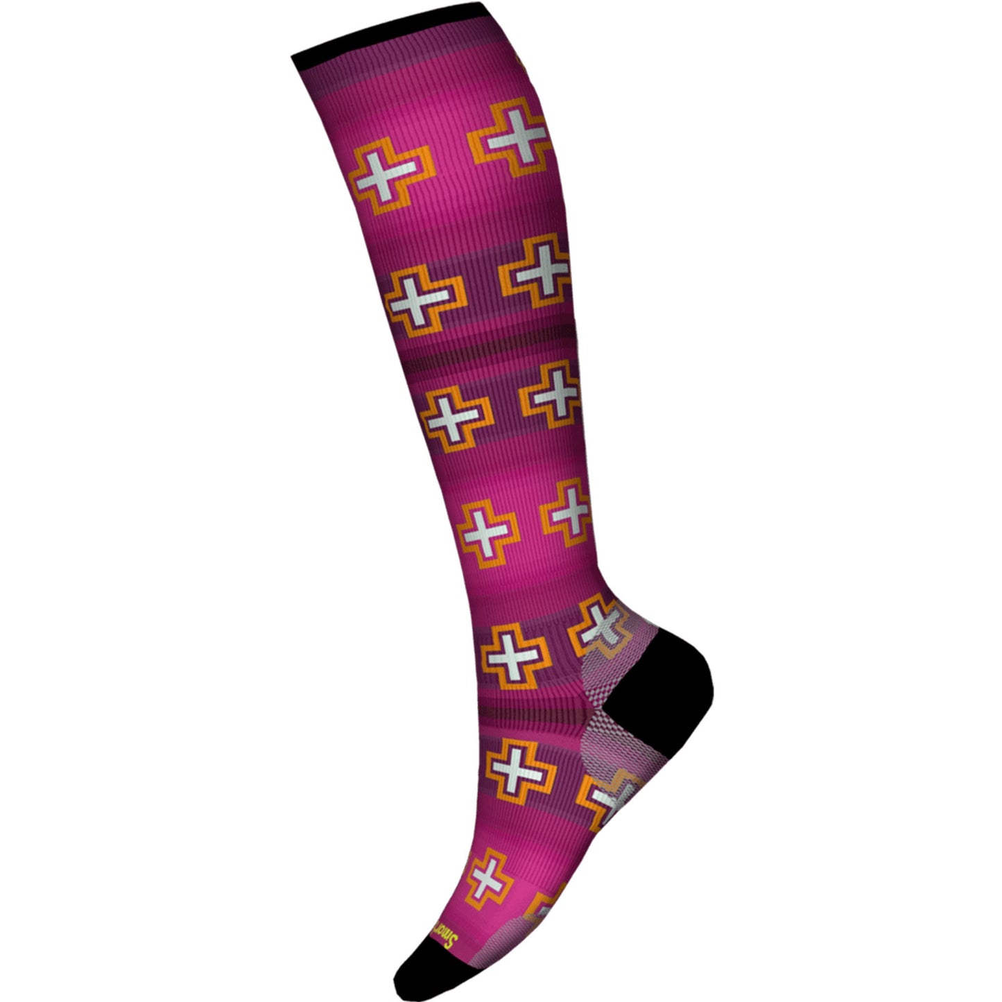 Smartwool Ski Zero Cushion Paths Cossed Womens OTC Sock - Skiis & Biikes