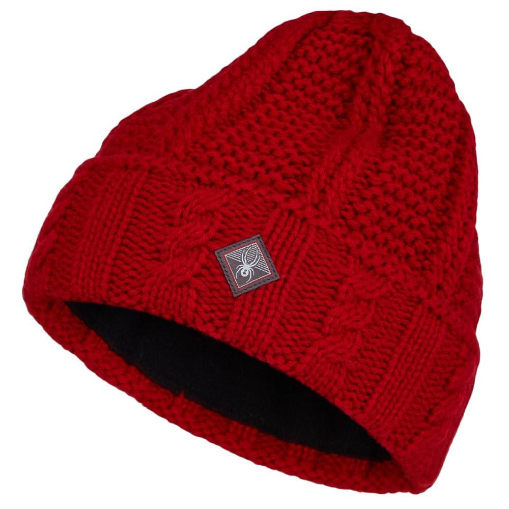 Spyder Cable Knit Womens Hat - Skiis & Biikes