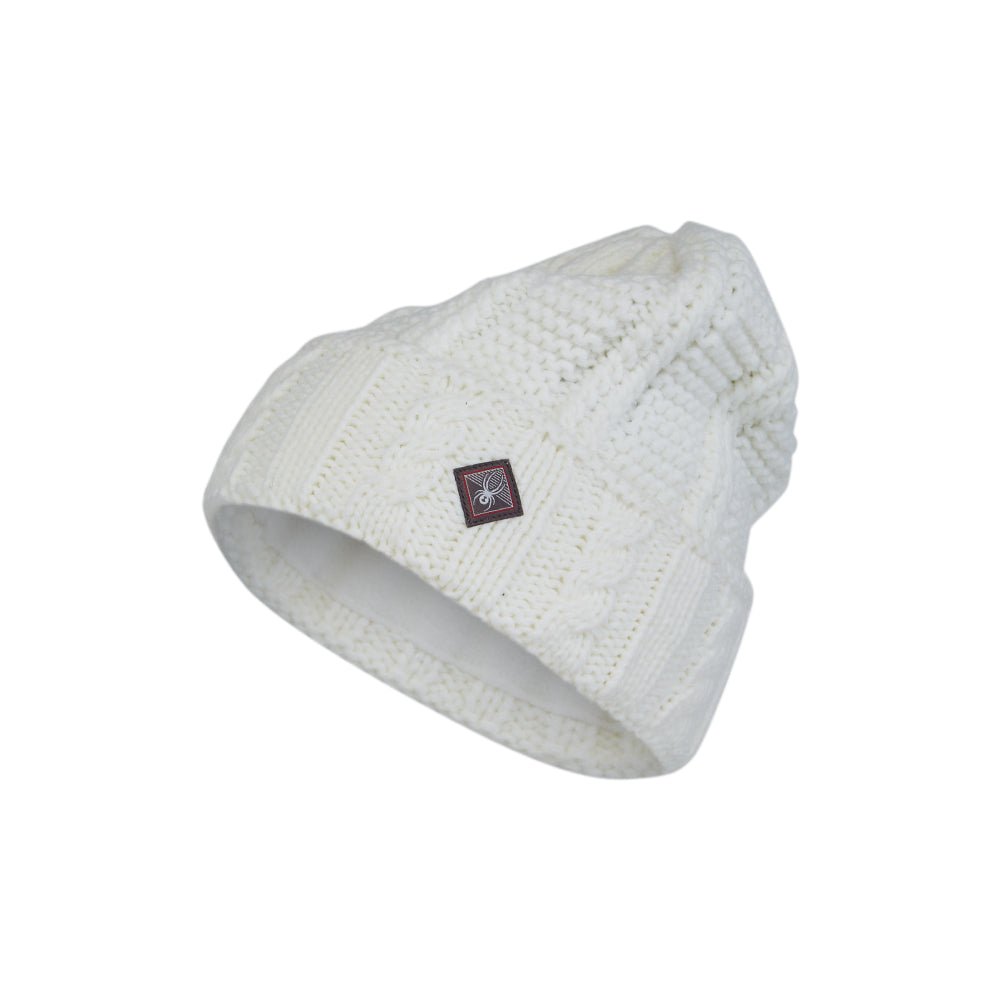 Spyder Cable Knit Womens Hat - Skiis & Biikes