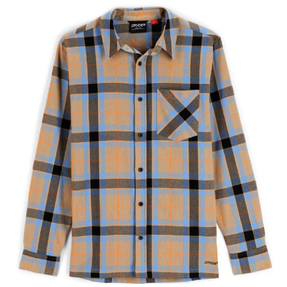 Spyder Elevation Mens Tech Flannel Shirt 2023 - Skiis & Biikes