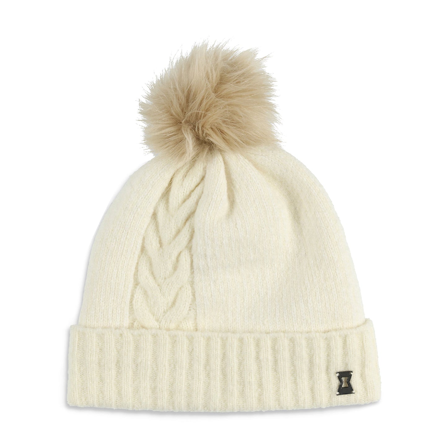 Spyder Plait Womens Pom Hat - Skiis & Biikes