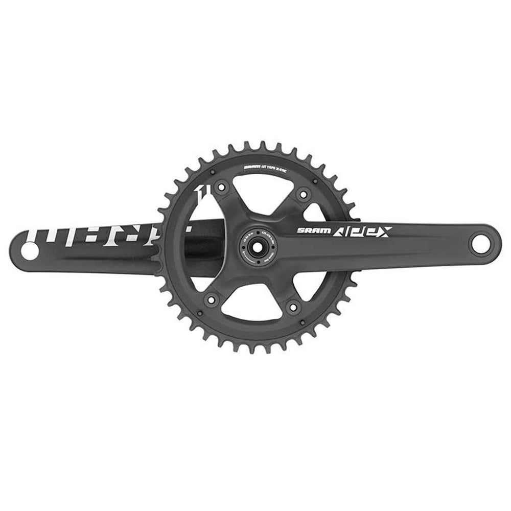SRAM, Apex 1, Crankset, 10/11 sp., 165mm, 42T, BCD:110, GXP, 45.5mm, Black - Skiis & Biikes