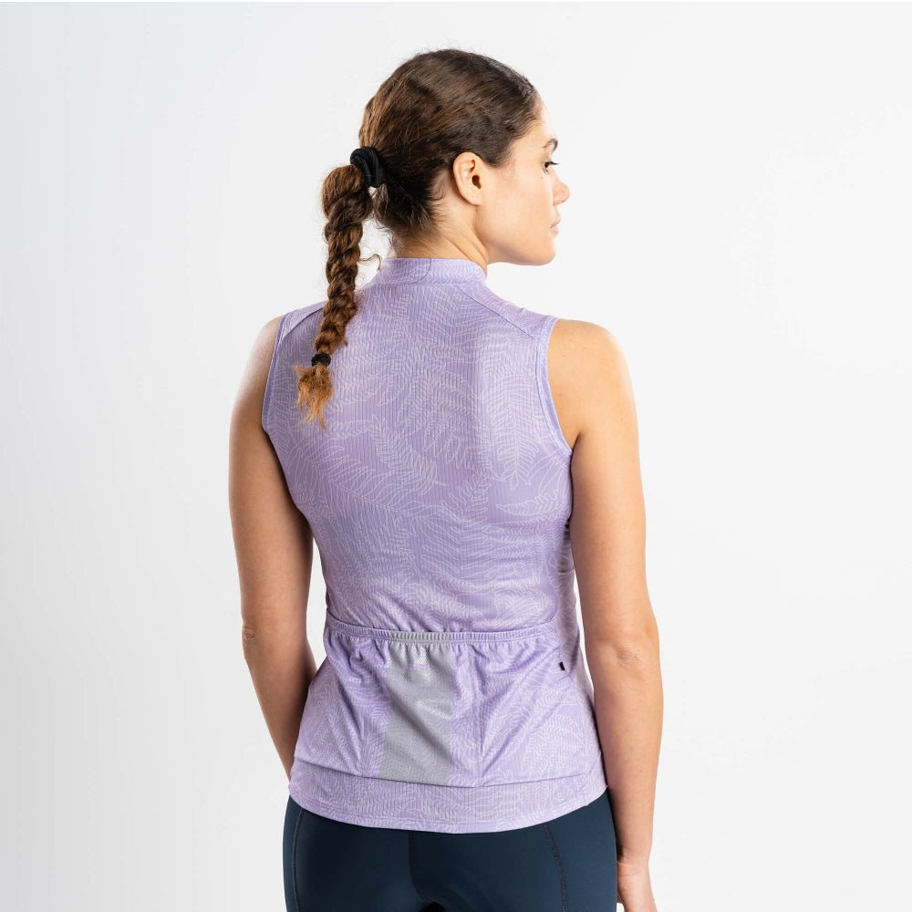 Sugoi Evolution Print Sleeveless Womens Jersey - Skiis & Biikes