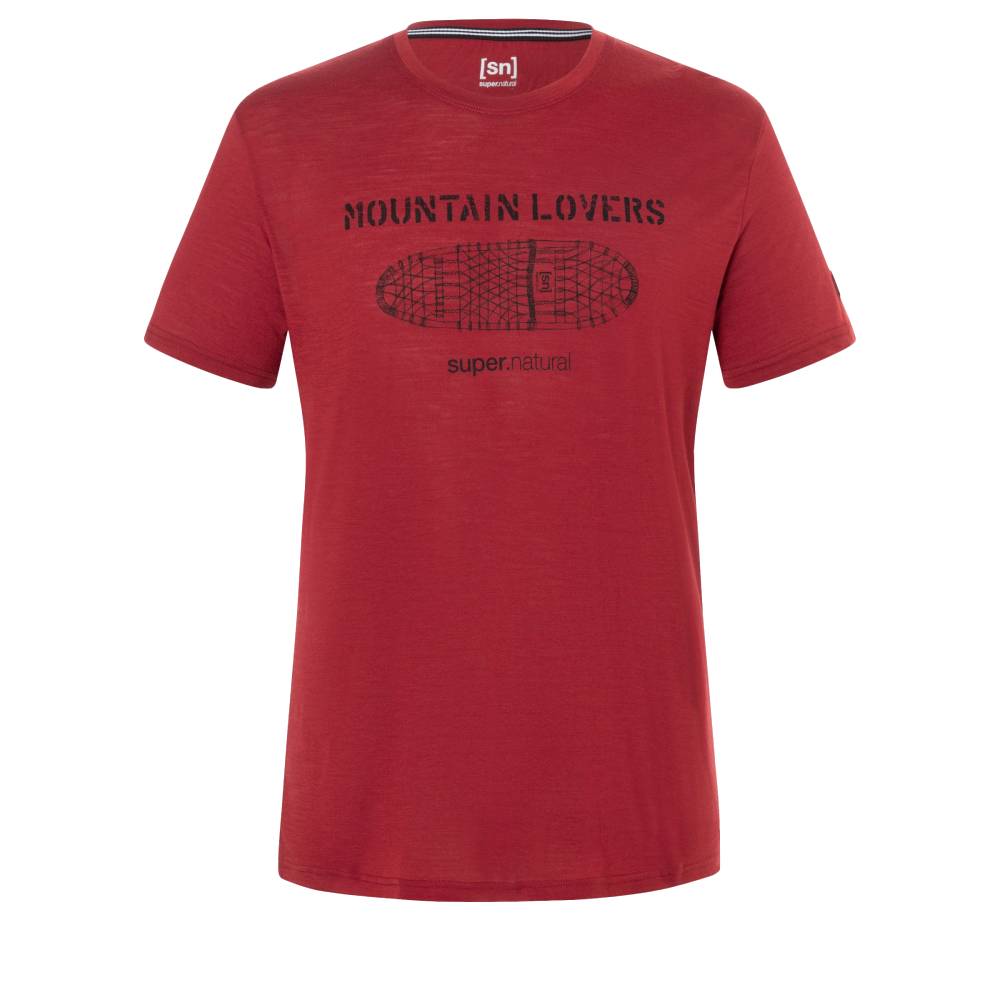 Super.natural Snowboot Mens Tee - Skiis & Biikes