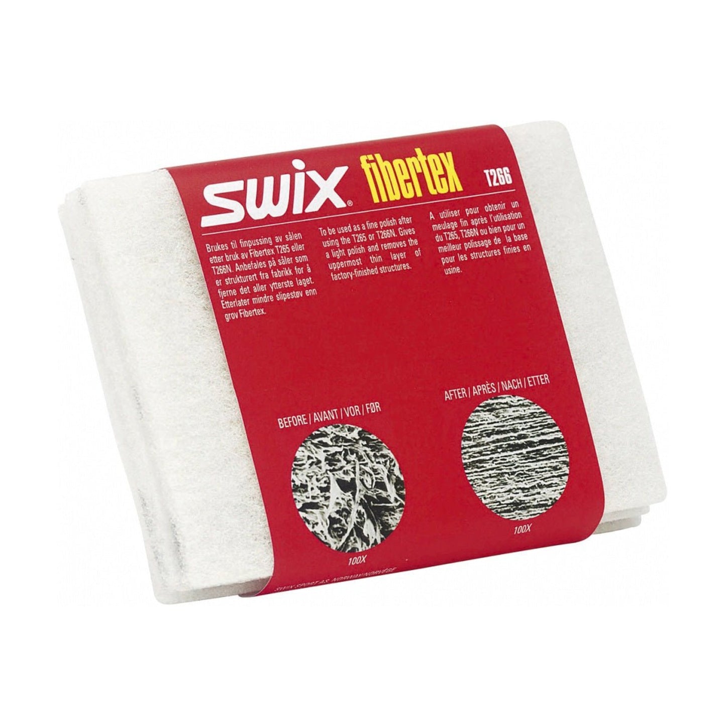 Swix Fibertex X - Fine 3 pads - Skiis & Biikes
