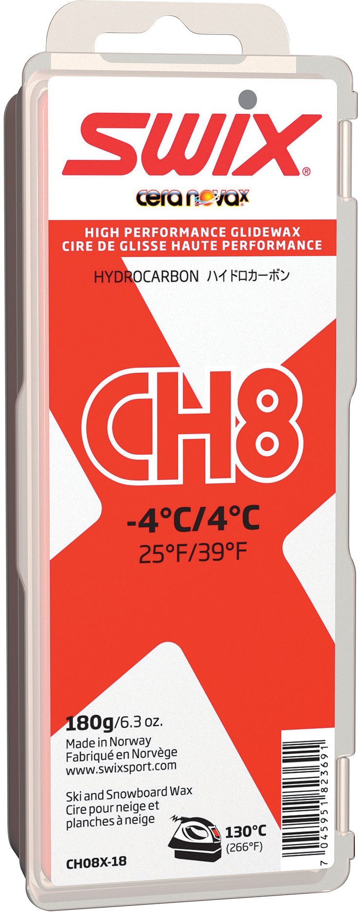 Swix Glidewax CH8X - 4degC/4degC - Skiis & Biikes