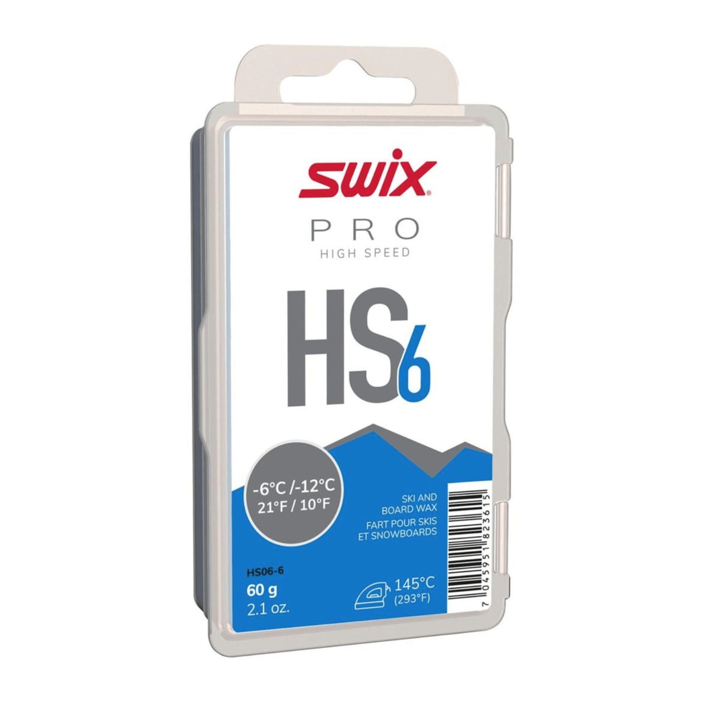 Swix HS6 - 6c to - 12c Wax - Skiis & Biikes