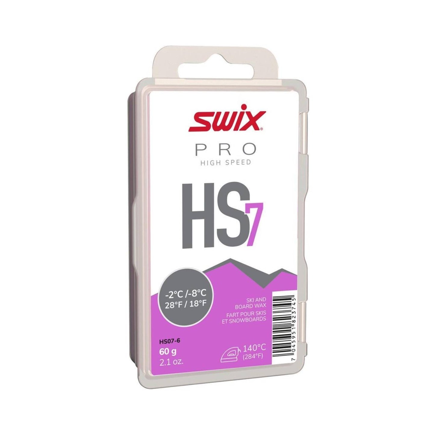 Swix HS7 - 2c to - 8c Wax - Skiis & Biikes