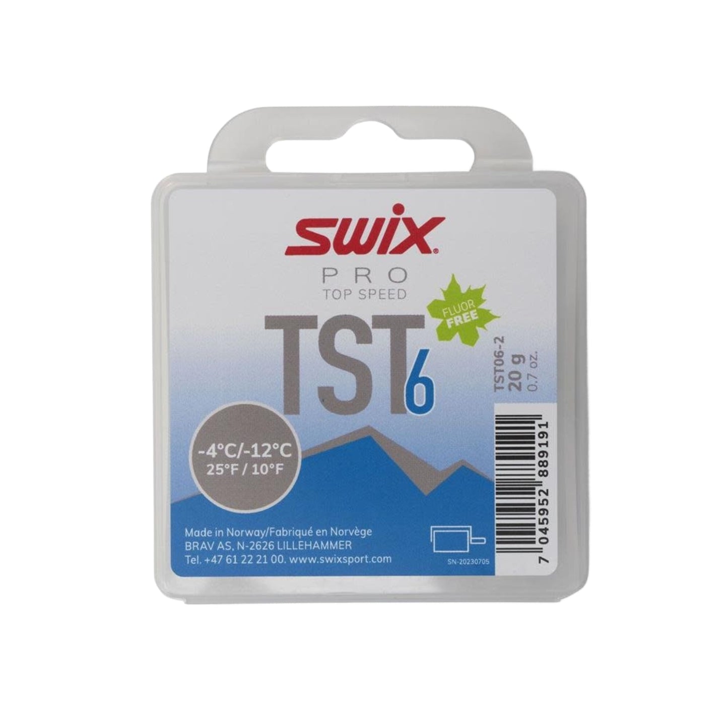 Swix TS6 Turbo - 6c to - 12C Wax - Skiis & Biikes