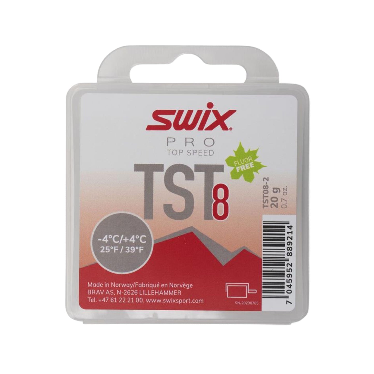 Swix TS8 Turbo +4c to - 4c Wax - Skiis & Biikes