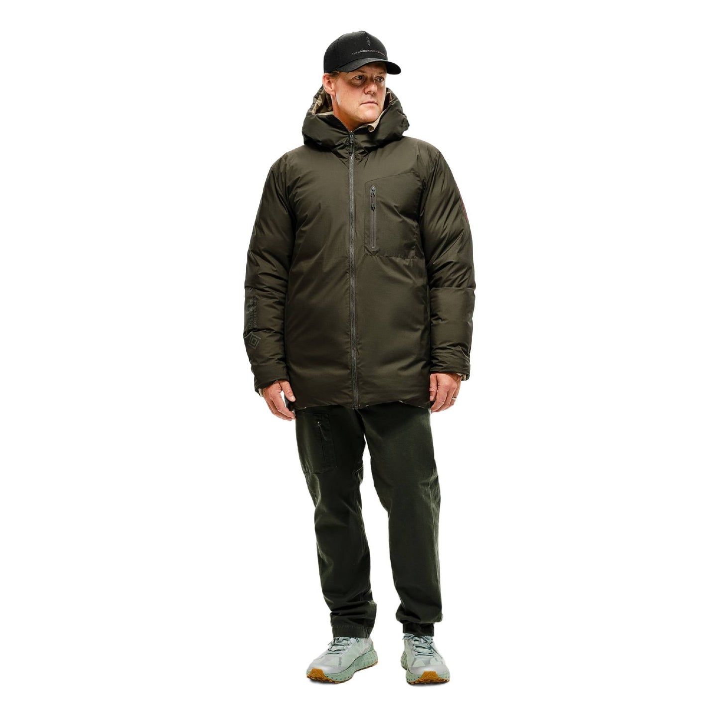 The Mountain Studio Mens Reversible Down Parka 2025 - Skiis & Biikes