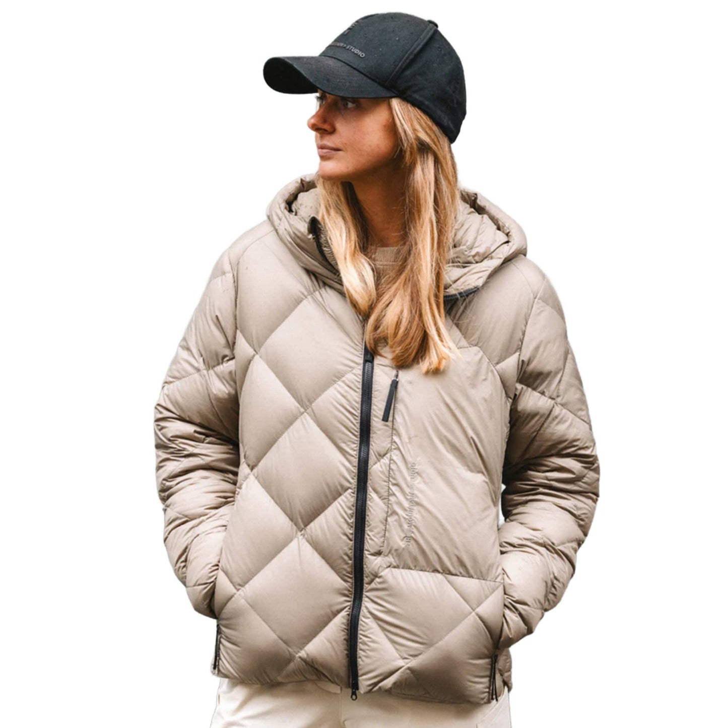 The Mountain Studio Ultralight Womens Down Hood Jacket 2026 - Skiis & Biikes
