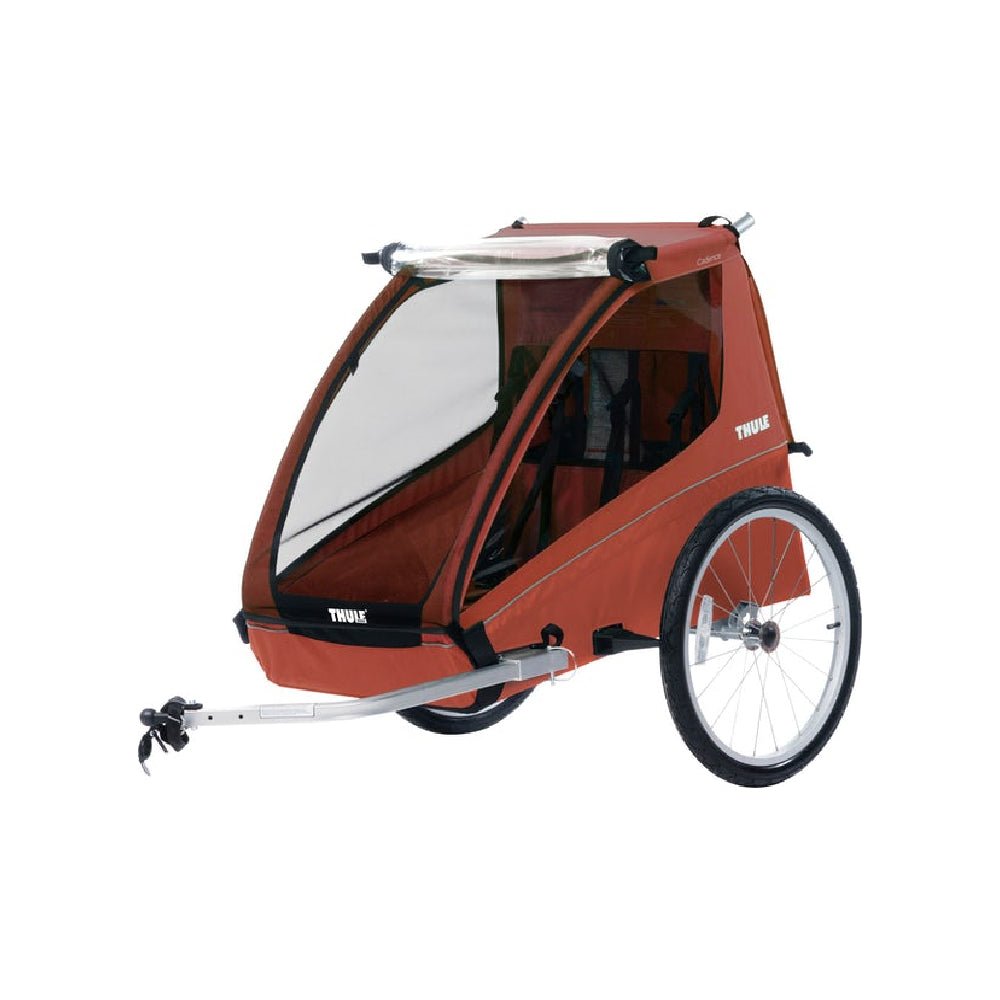 Thule Cadence + Cycle Trailer Hot Sauce Red - Skiis & Biikes