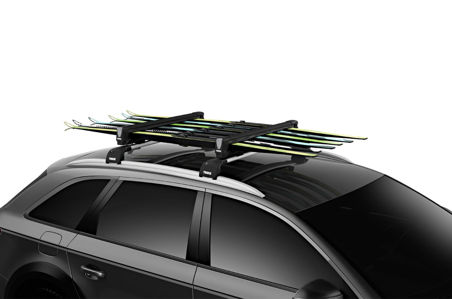 Thule SnowPack 4 - M Carrier Black - Skiis & Biikes