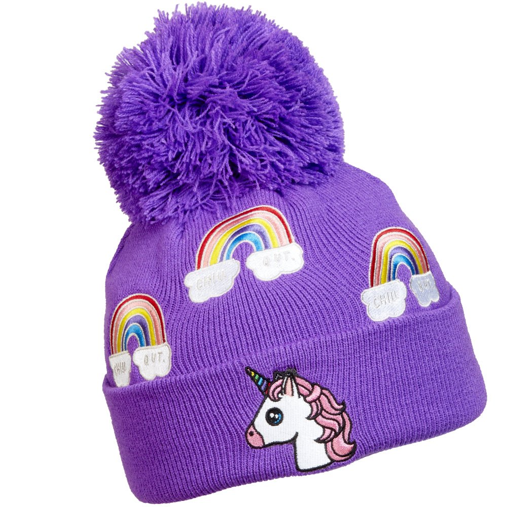 Turtle Fur Unicorn Junior Hat - Skiis & Biikes