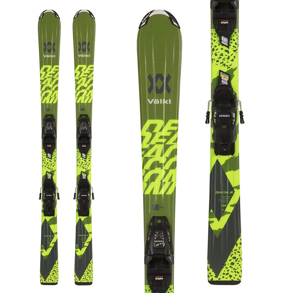 Volkl Deacon Junior Ski 130 - 160 Ski + vMotion 7.0 Binding 2024 - Skiis & Biikes