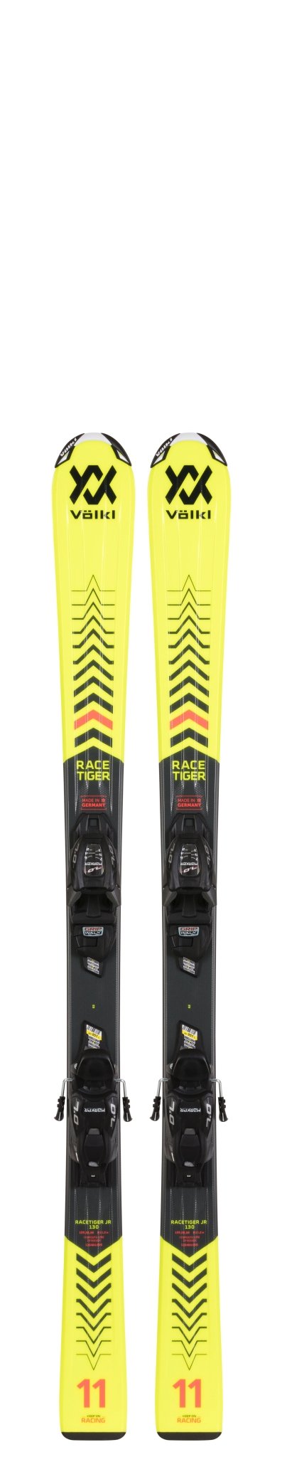 Volkl Racetiger Junior Ski 80 - 120 + VMotion 4.5 Junior Binding 2022 - Skiis & Biikes