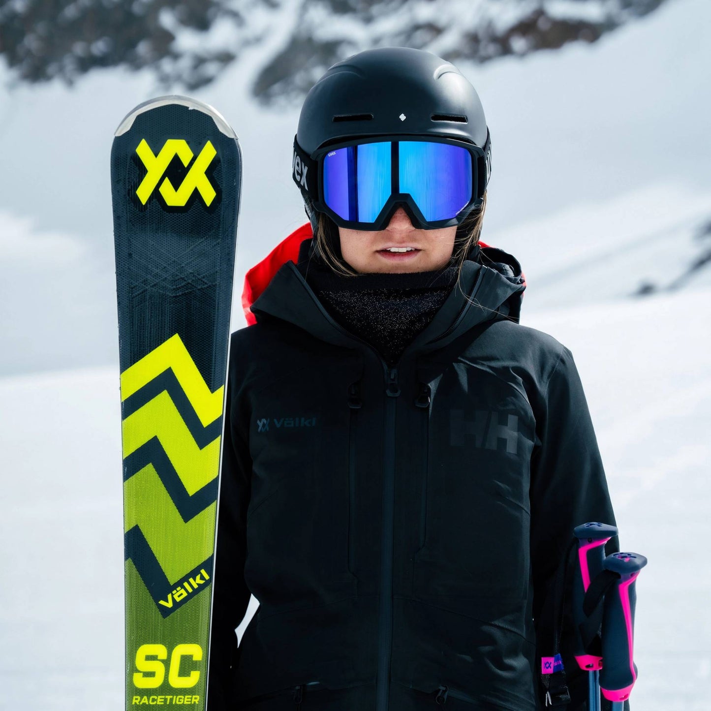 Volkl Racetiger SC Black Ski + VMotion 12 GW Binding 2025 - Skiis & Biikes