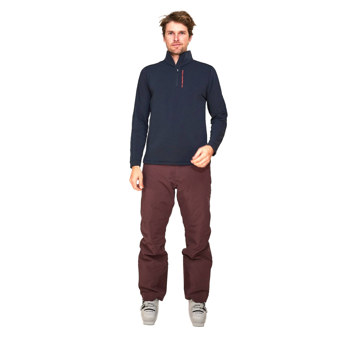 The Mountain Studio Mens Light Tech Fleece Half Zip 2027
