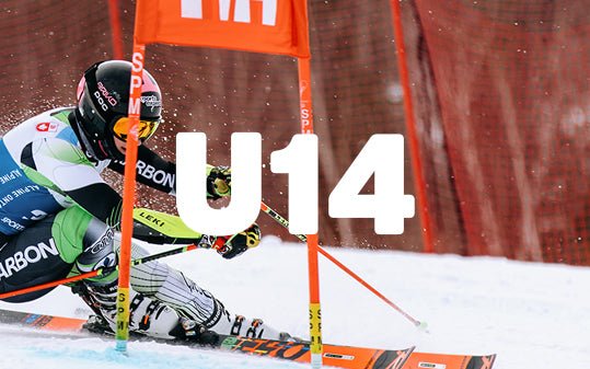 U14 Ski Racing Equipment by Weight - Skiis & Biikes