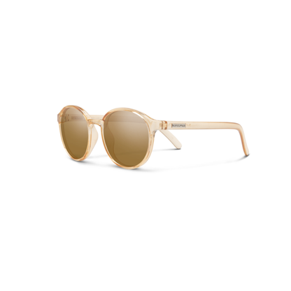 Suncloud Low Key Sunglasses Crystal Peach | Polarized Brown