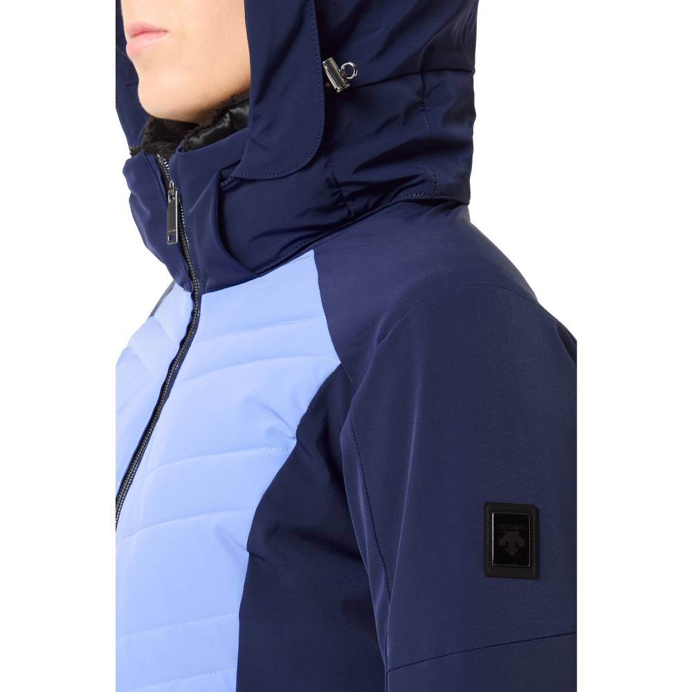 Descente Mosalia Womens Jacket 2024 Removable Hood Detail 