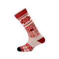 Dale of Norway History Adult Knee High Sock Raspberry White