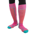 Icebreaker Ski+ Medium OTC Womens Sock Tempo Flux Green