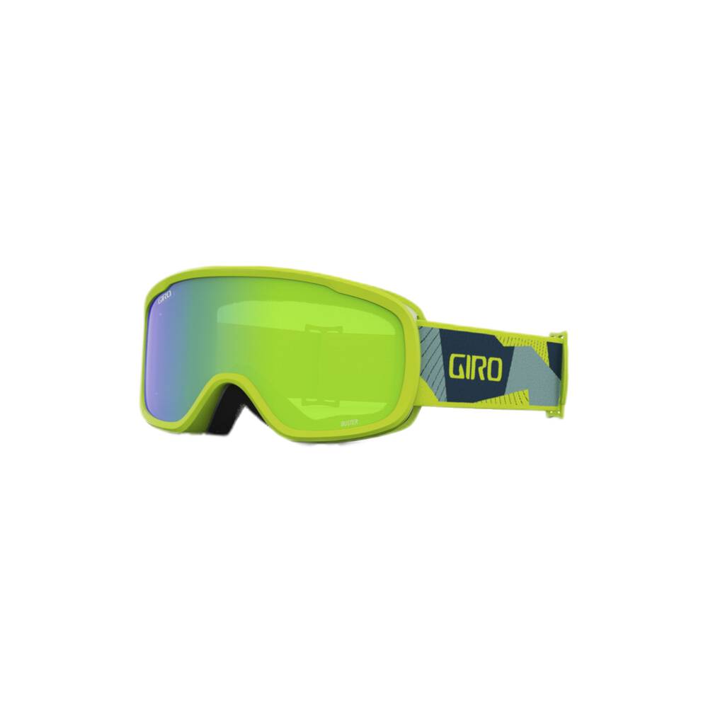 Giro Buster Flash Junior Goggles 2024 Ano Lime Geo Camo | Loden Green 