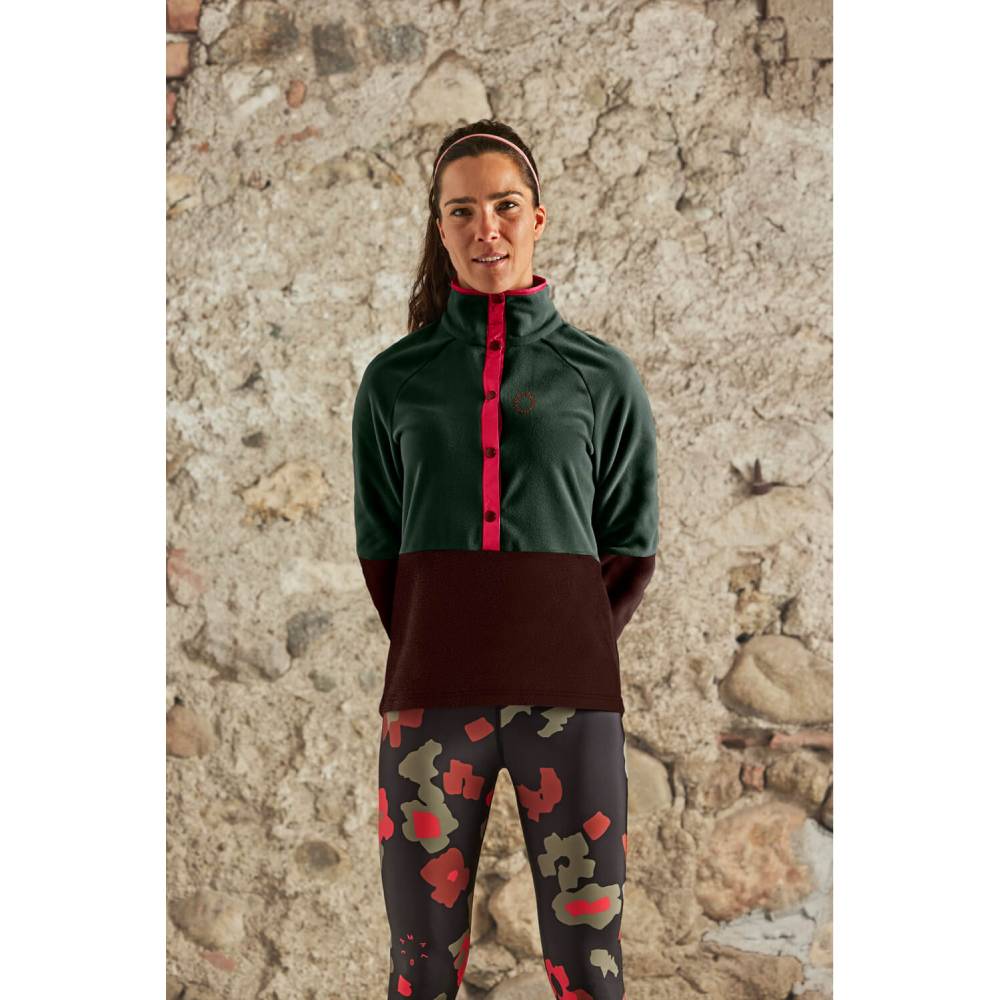 Maloja Girlan Womens Mountain Fleece On Model Detail