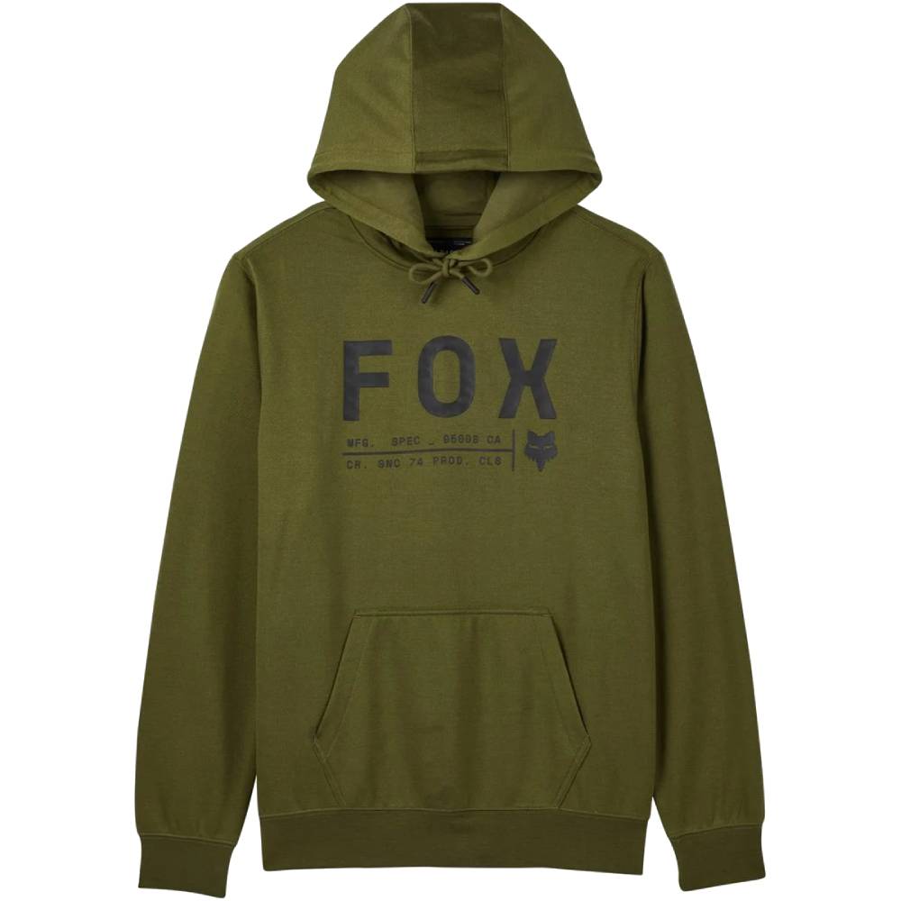 Fox Non Stop Mens Pullover Fleece Olive Green 