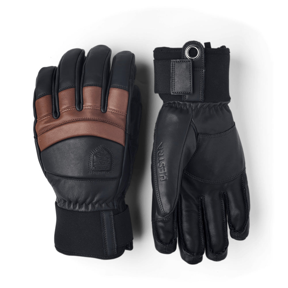  Hestra Leather Fall Line Gloves Navy Brown 