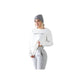 Apres Actif Here For The Apres Unisex Crew 2024 White On Female Model Detail