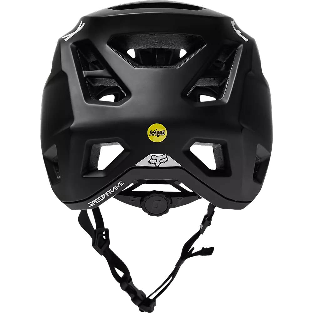 Fox Speedframe MIPS Helmet Black Back View