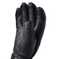 Hestra Leather Fall Line Gloves Navy Brown Palm Detail 