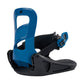 K2 Mini Turbo Kids Snowboard Bindings 2024 Blue Side View Of High Back Detail