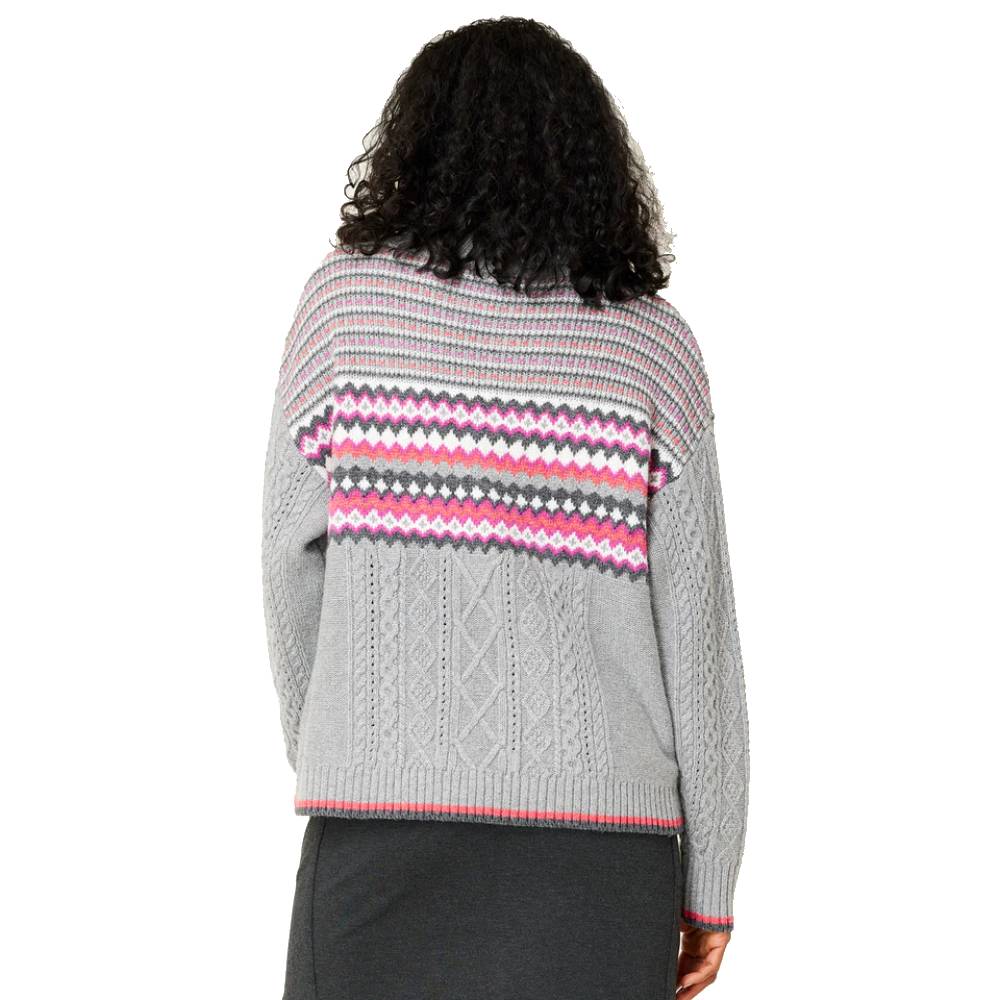 Krimson Klover Bridget Womens Pullover Sweater 2024 Silver Back Detail