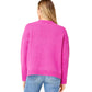 Krimson Klover Snowflake Womens Pullover Sweater 2024 Pink Back Detail