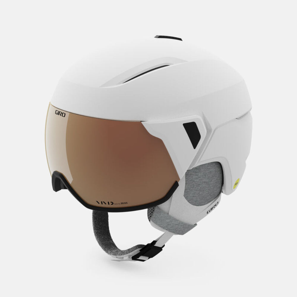 Giro Aria Spherical Womens Helmet 2024 Matte White Angle Detail 