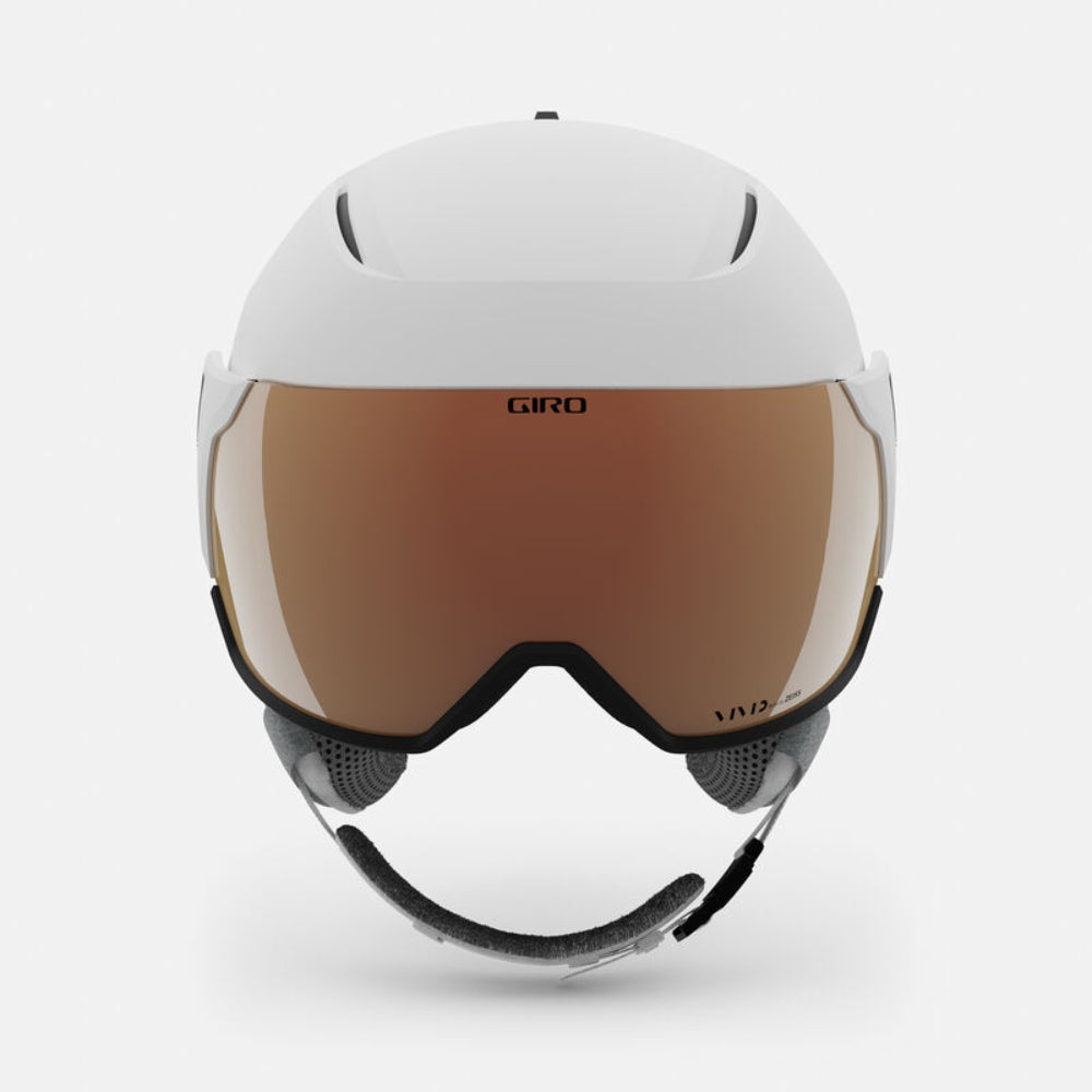 Giro Aria Spherical Womens Helmet 2024 Matte White Front Detail 